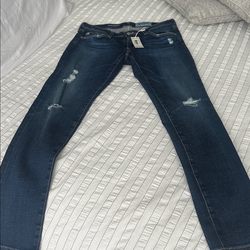 AG Adriano Goldschmied Dark Wash Jeans medium rise